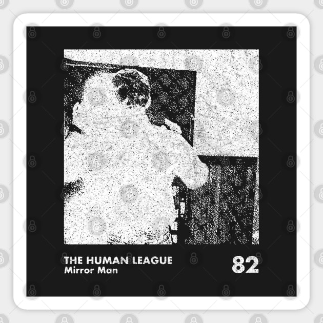 The Human League / Minimalist Graphic Artwork Design Magnet by saudade